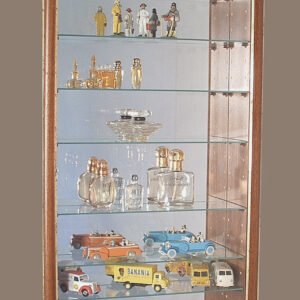 vitrine en bois et verre, petite vitrine en bois, vitrine pour collectionneur